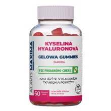 ALAVIS MAXIMA Kyselina Hyaluronová GELOWA GUMMIES Jahoda 60 žvýkacích tablet
