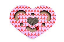 Beeztees Škrabadlo pro kočky Love 40x30cm