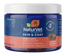 NaturVet SKIN & COAT Omega Gold 120ks