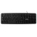 SBOX membránová klávesnice, CZ/SK, černá/šedá  (K-14 CZ/SK)